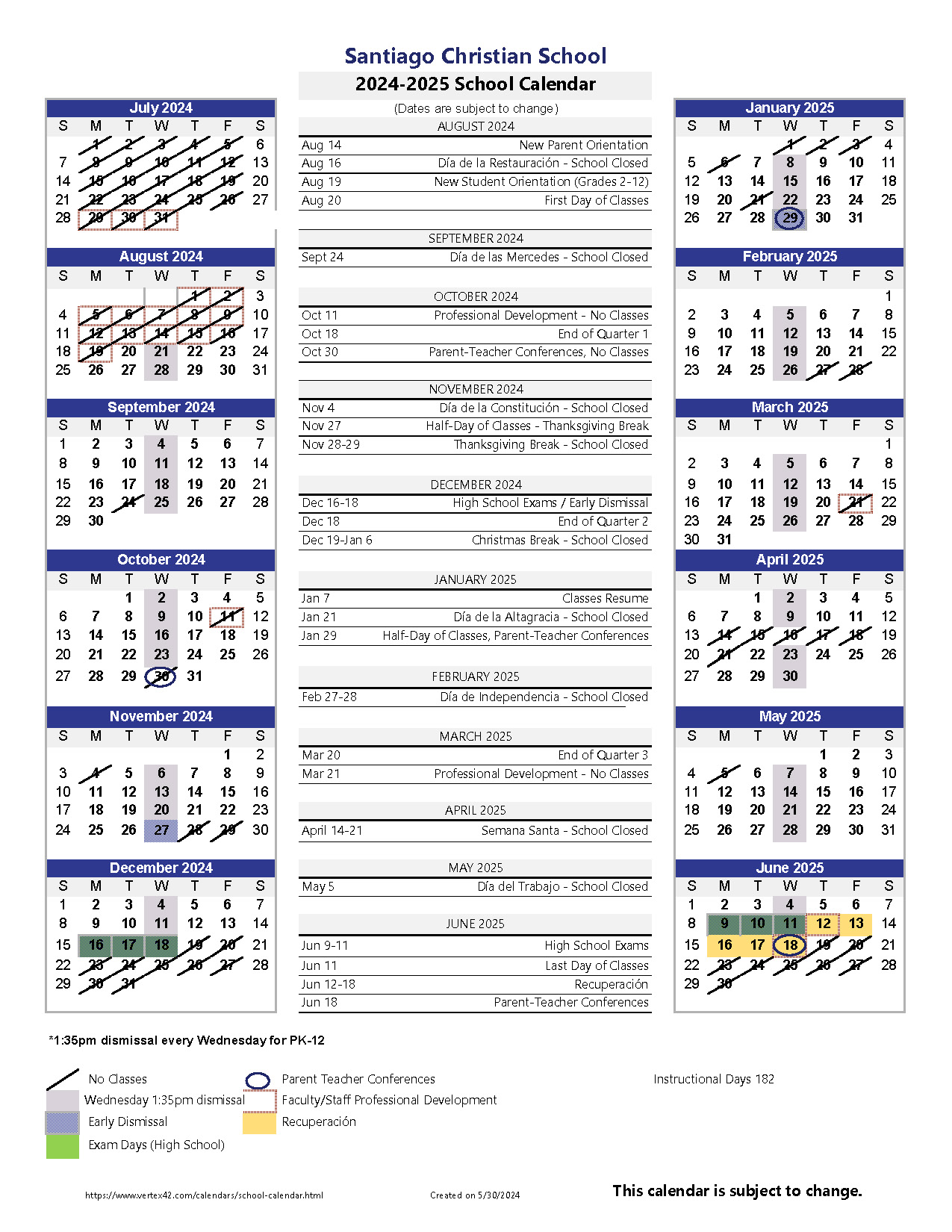 Parent Portal Santiago Christian School